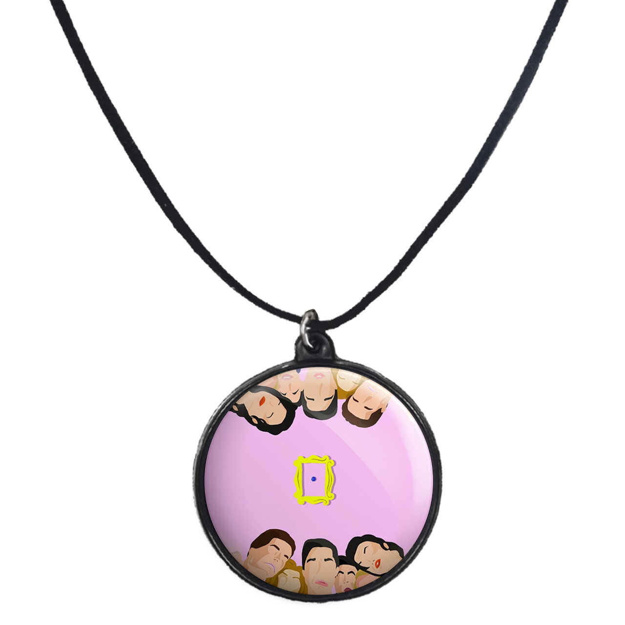 گردنبند پرمانه طرح فرندز کد pmb.18745 مدل دو طرفه