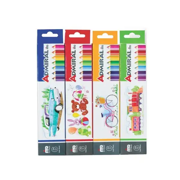 مداد رنگی آدمیرال مدل MDF مجموعه 4 عددی