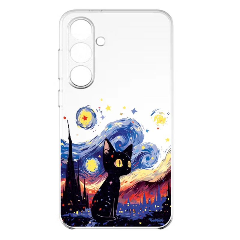 کاور گوشی طرح Black Cat مناسب برای گوشی موبایل سامسونگ Galaxy A37  