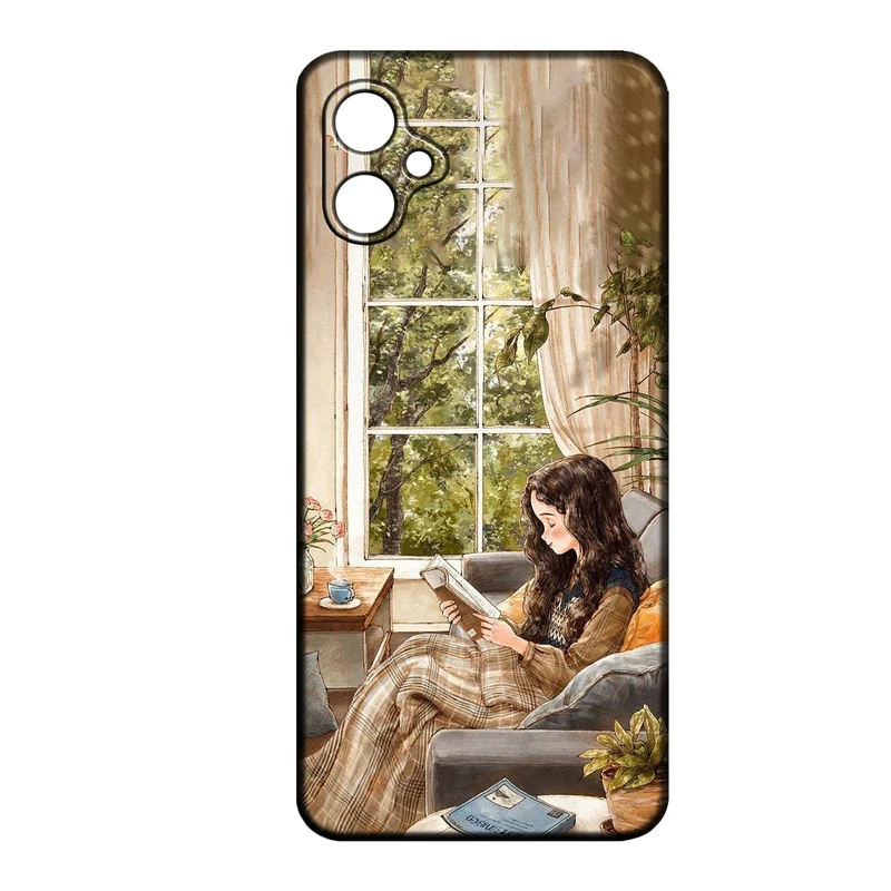 کاور طرح دخترانه کد 154 مناسب برای گوشی موبایل سامسونگ Galaxy A04