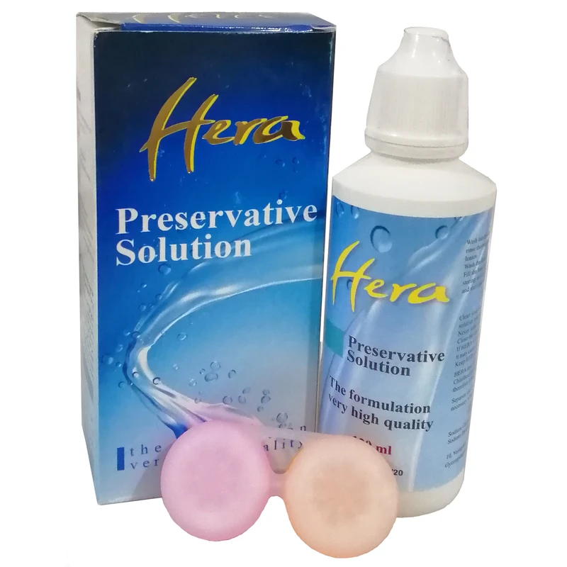 محلول شستشوی لنز هرا مدل Preservative-Solution حجم 120 میلی لیتر