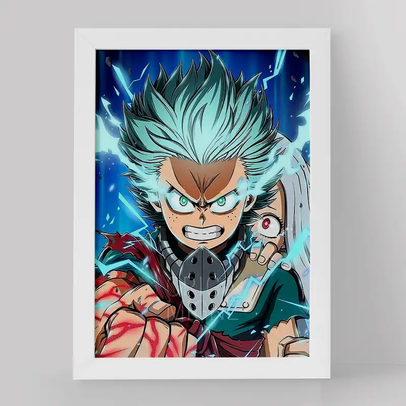 تابلو خندالو مدل دکو انیمه آکادمی قهرمان من کد 16143