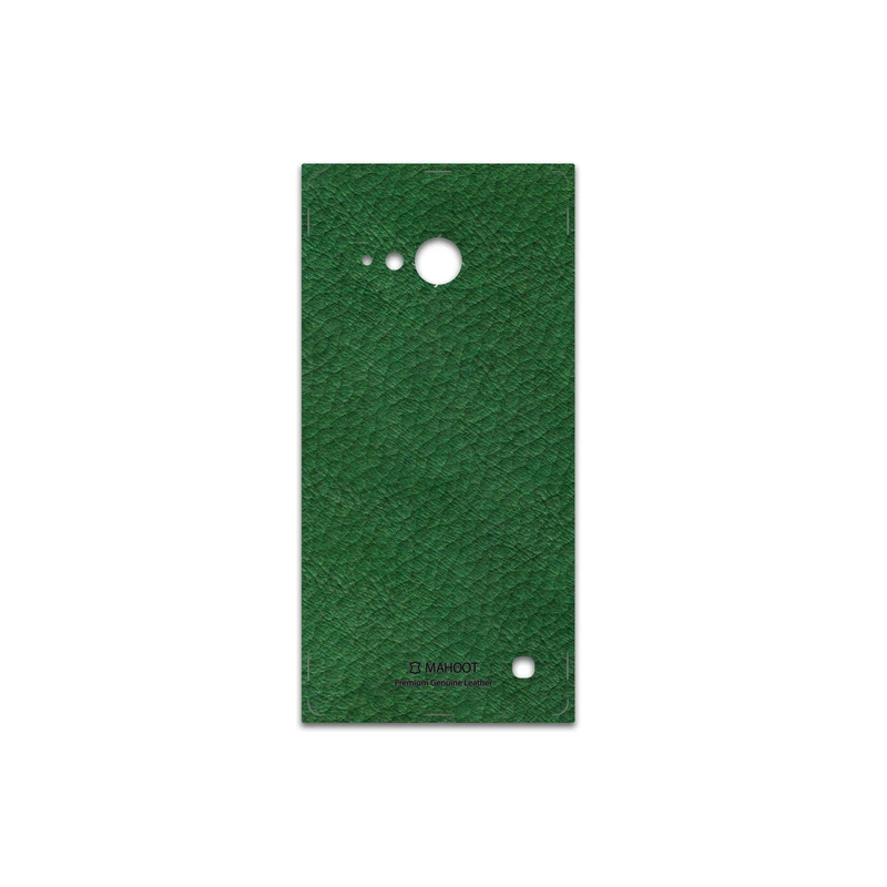 برچسب پوششی ماهوت مدل Green-Leather مناسب برای گوشی موبایل نوکیا Lumia 730