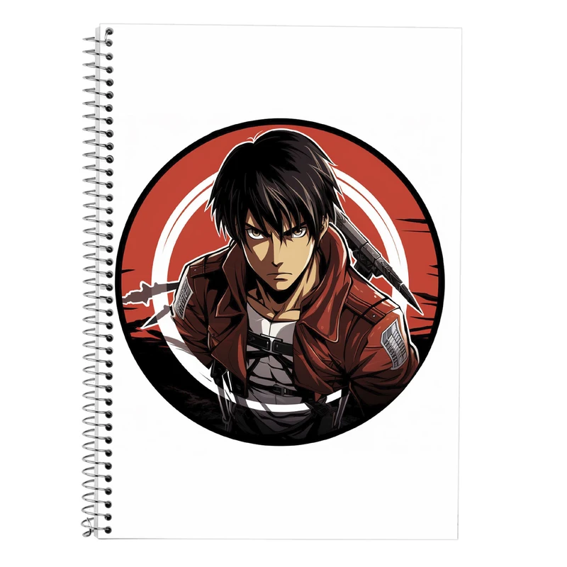 دفتر زبان 50 برگ مدوپد مدل دوخط طرح تایتان Titan کد DF11931