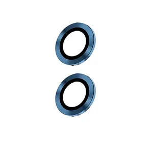 محافظ لنز دوربین شیشه‌ای مدل رینگی مناسب برای گوشی موبایل iPhone 13