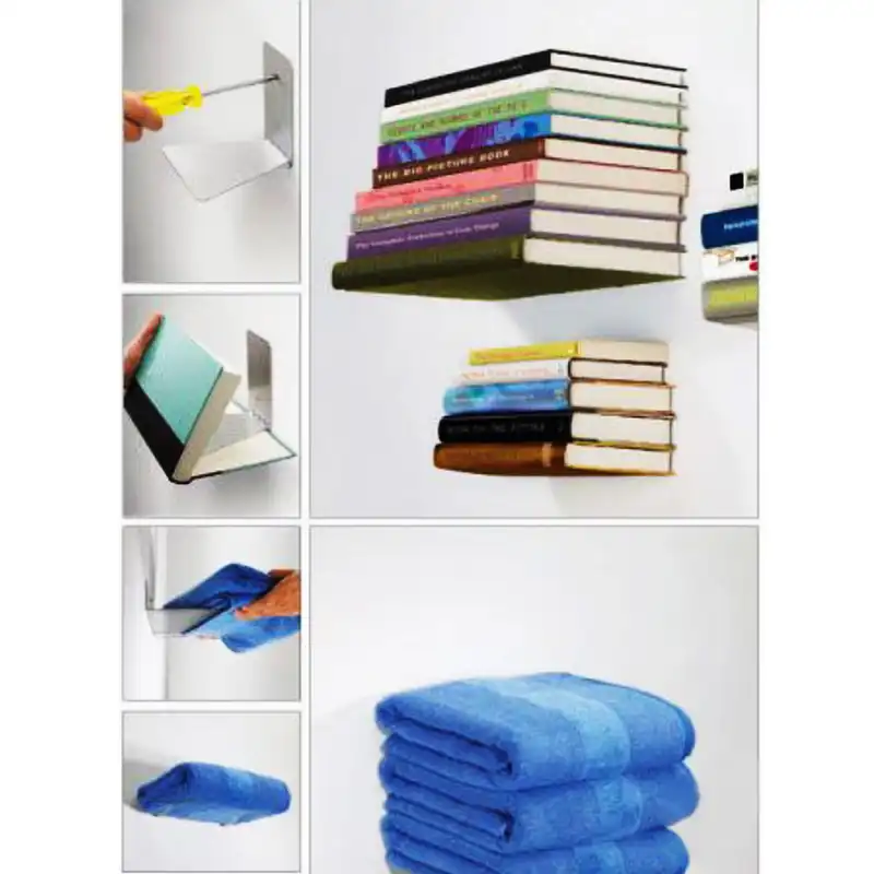 شلف دیواری مدل مخفی مجموعه 2 عددی