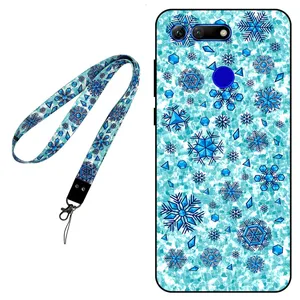 Megafone Snow Flake 0014 Cover For Honor View 20 Mobile Neckband