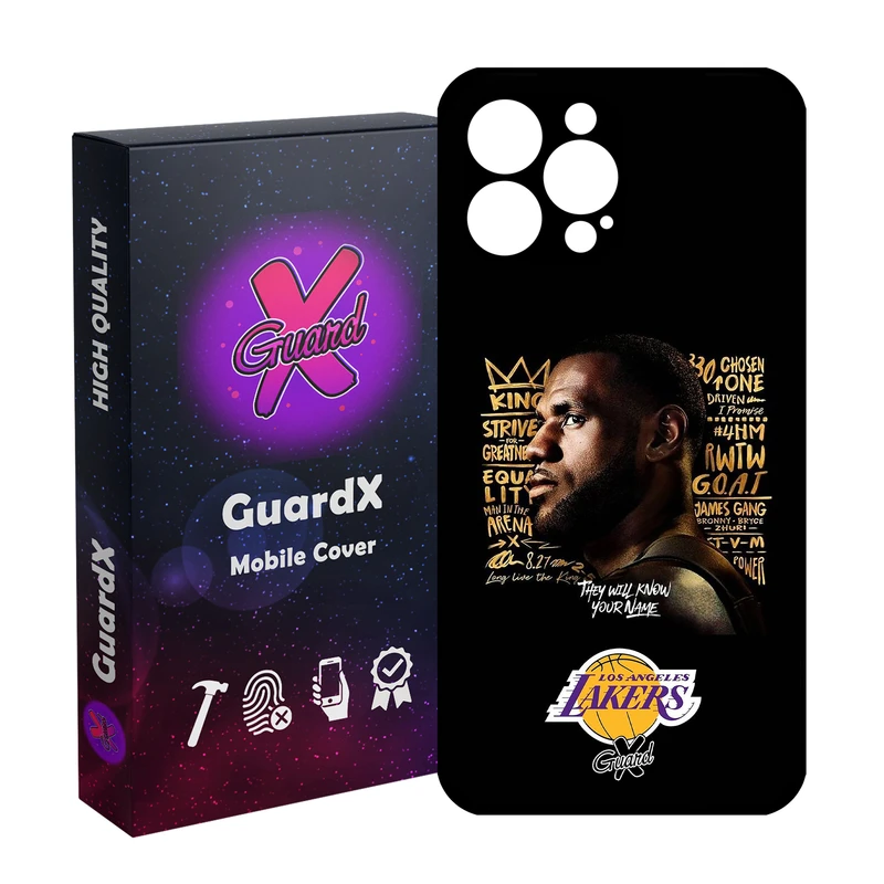 کاور گارد ایکس طرح Lebron James مدل Glass10120 مناسب برای گوشی موبایل اپل iPhone 14 Pro Max