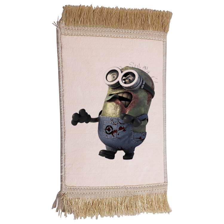 فرش ماشینی دیوارکوب مدل مینیون کد 76