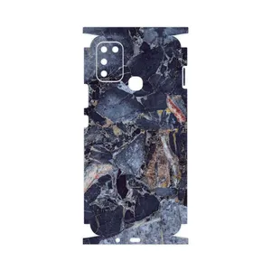 MAHOOT Broken black marble-FullSkin Cover Sticker for Infinix Hot 10 Play