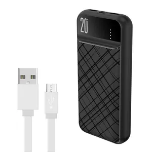 شارژر همراه ایکس او مدل PR111 ظرفیت 20000 میلی آمپرساعت به همراه کابل تبدیل microUSB