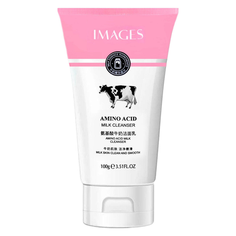 فوم شستشو صورت ایمجز مدل شیر گاو و امینو اسید وزن 100 گرم
