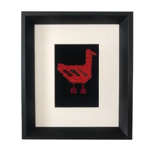 تابلو فرش دستباف طرح قاب فرش مدل پرنده دانا