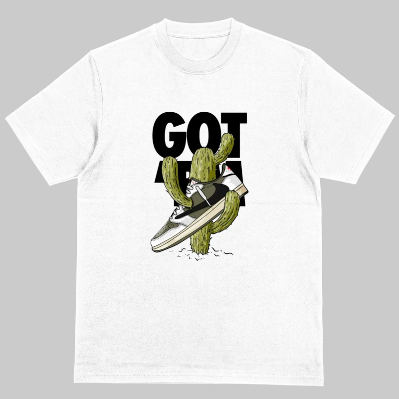 تی‌شرت آستین کوتاه مردانه مدل باکسی GOT