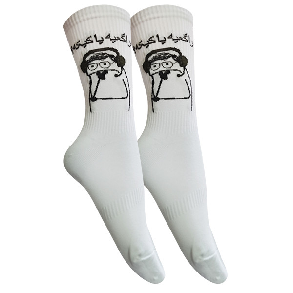 جوراب ساق بلند مردانه تن پوش هنگامه مدل پنبه کش اسپرت واگعی یا کیکه