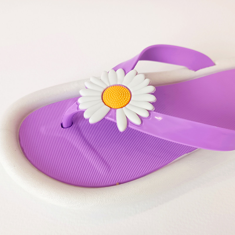 دمپایی لاانگشتی زنانه مدل بابونه-PU