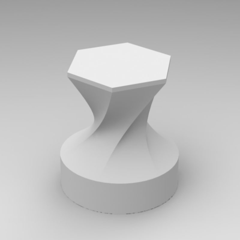 تمپر قهوه مدل Hex