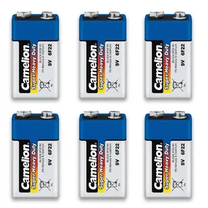 Camelion Super Heavy Duty 9V Battery - Pack of 6
