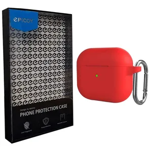 Epicoy Silky Silicon Protect Case for AirPods 4 with pendant