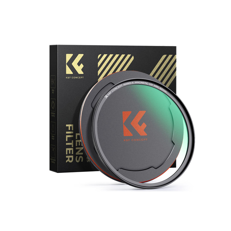 فیلتر لنز کی اند اف مدل   UV MAGNETIC + CAP NANO-X  - 82 MM
