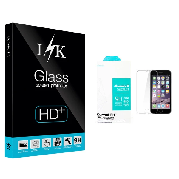 محافظ صفحه نمایش شیشه ای ال کی مدل +LITE مناسب برای گوشی موبایل اپل iphone 7