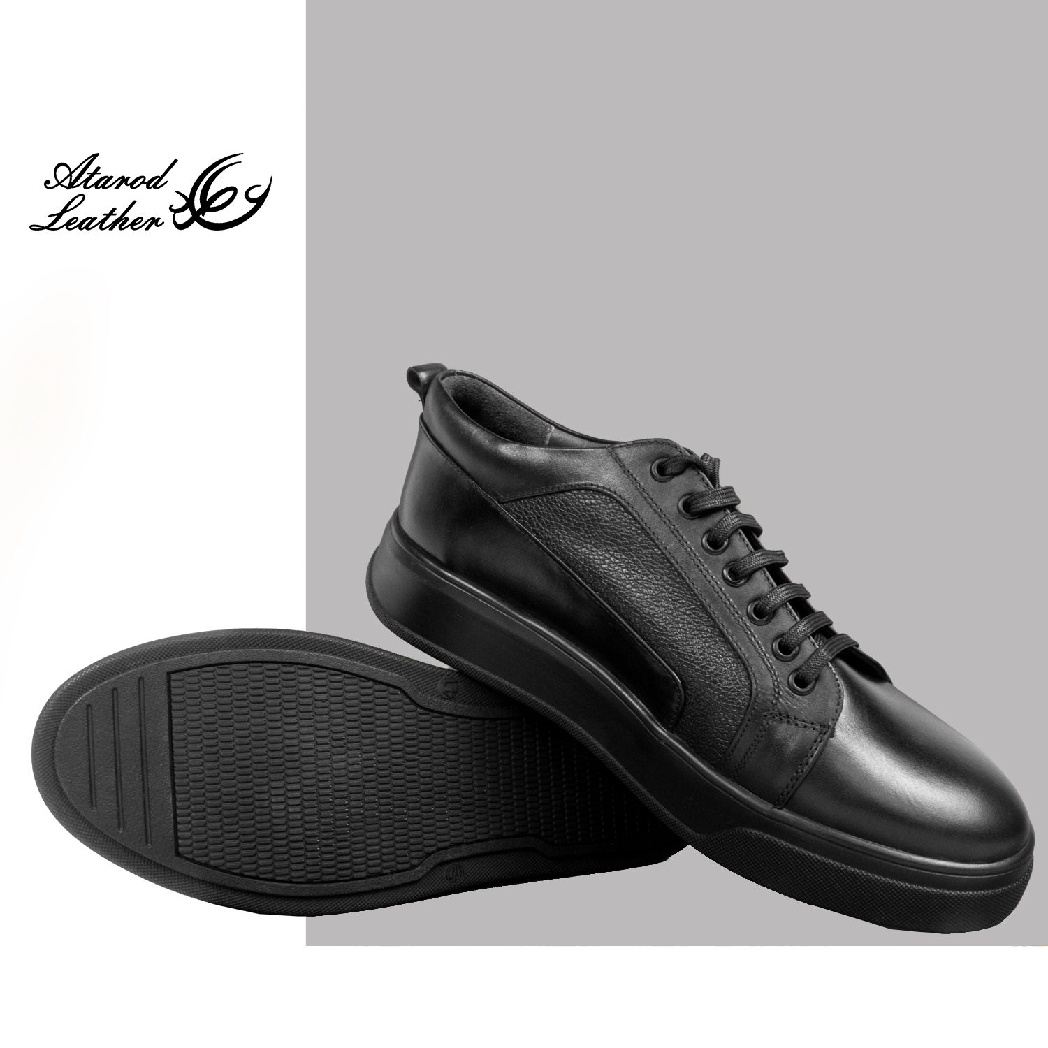 کفش روزمره مردانه چرم عطارد مدل چرم طبیعی کد SH258 -  - 4