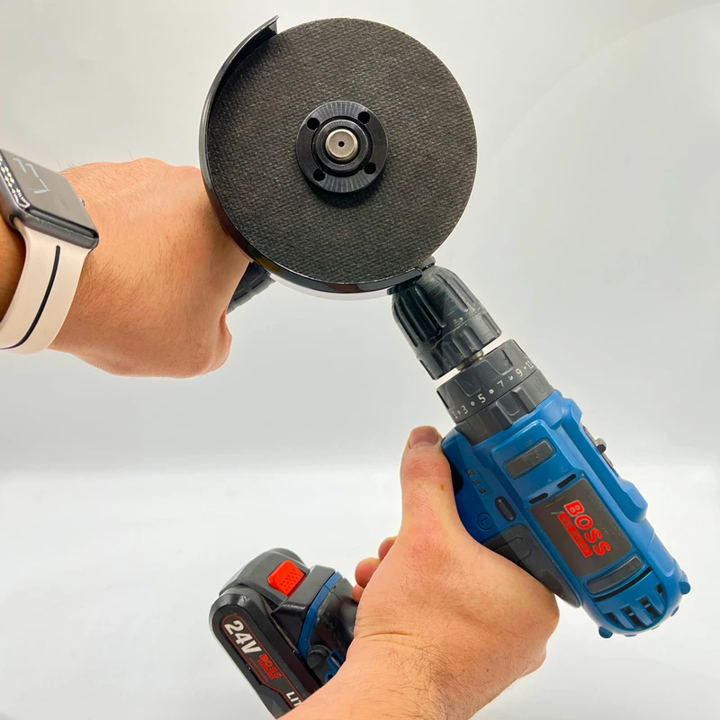 عکس شماره 2 : تبدیل دریل به مینی فرز مدل jt-2