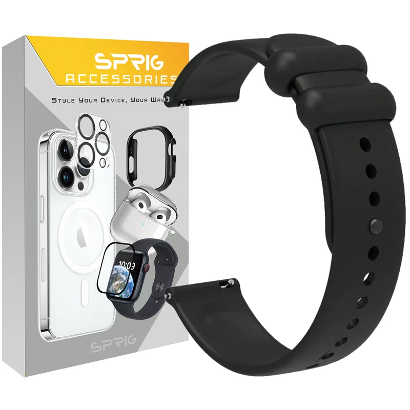 بند اسپریگ مدل PUFF مناسب برای ساعت هوشمند میبرو C2 Global