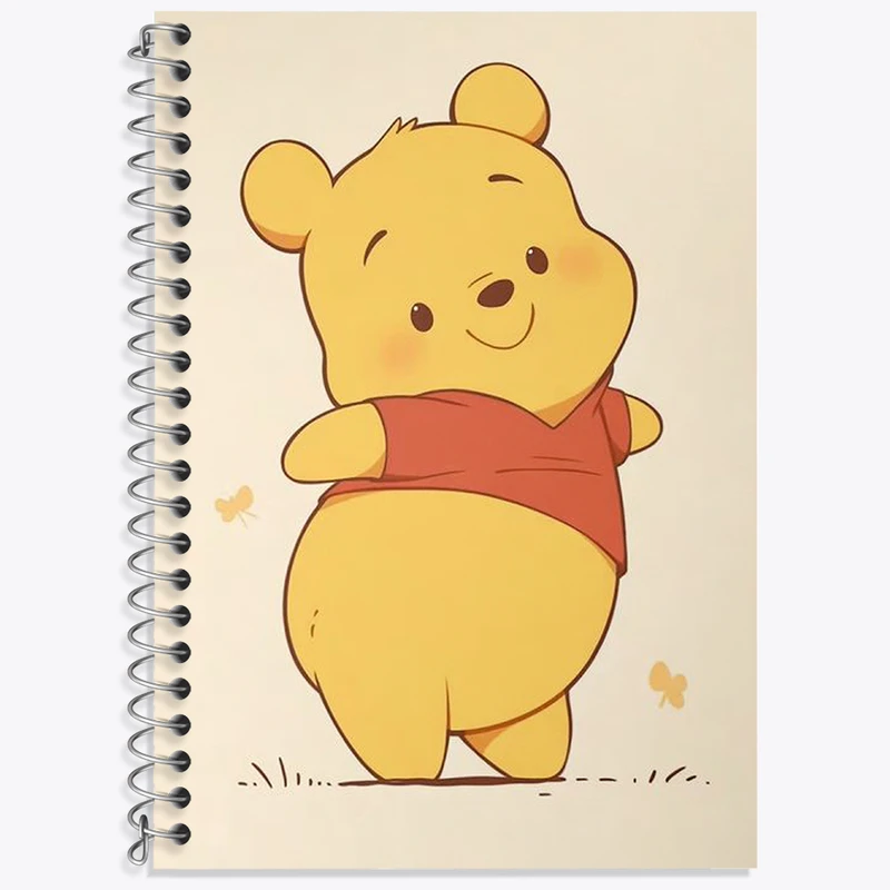 دفتر نت موسیقی 50 برگ خندالو طرح خرس پو (Winnie the Pooh) کد N1886