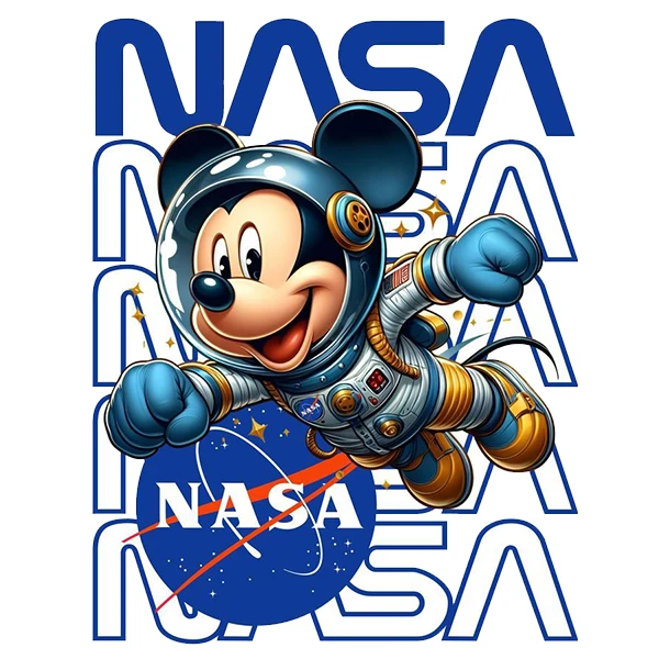 استیکر پارچه و لباس پاد آفرین طرح میکی موس کد 2377