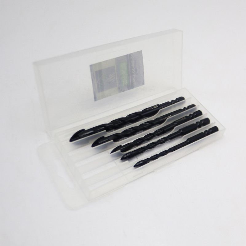 مته نیزه ای چهار پر اچ جی مدل YP-HJ-4PAR مجموعه 5 عددی