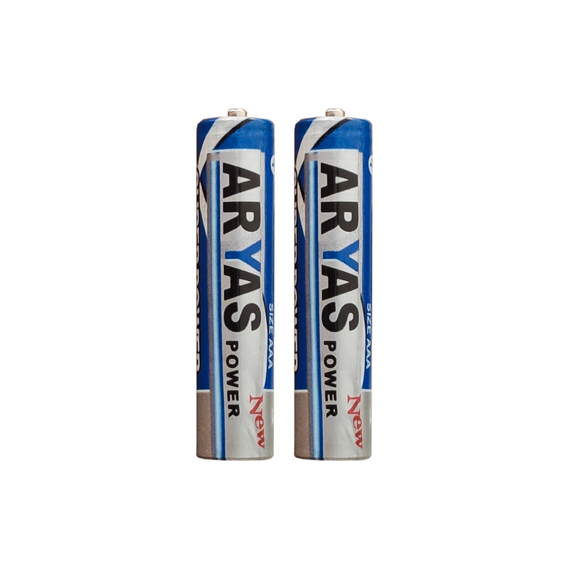 باتری نیم قلمی آریاس کد AS-15 بسته 2 عددی