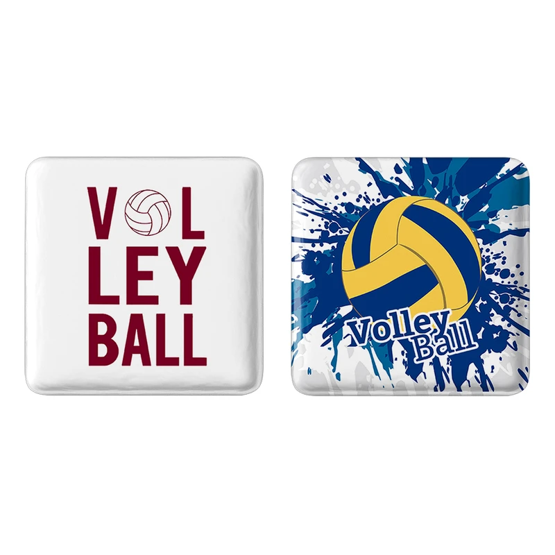 مگنت خندالو طرح والیبال کد 1000610007 مجموعه 2 عددی