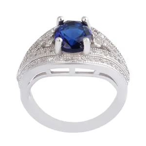 انگشتر نقره زنانه بازرگانی میلادی مدل سنگ کوارتز کد AWR_1055