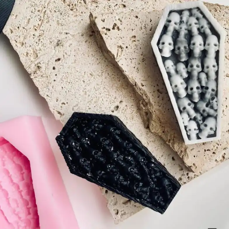 قالب شمع مدل تابوت اسکلت