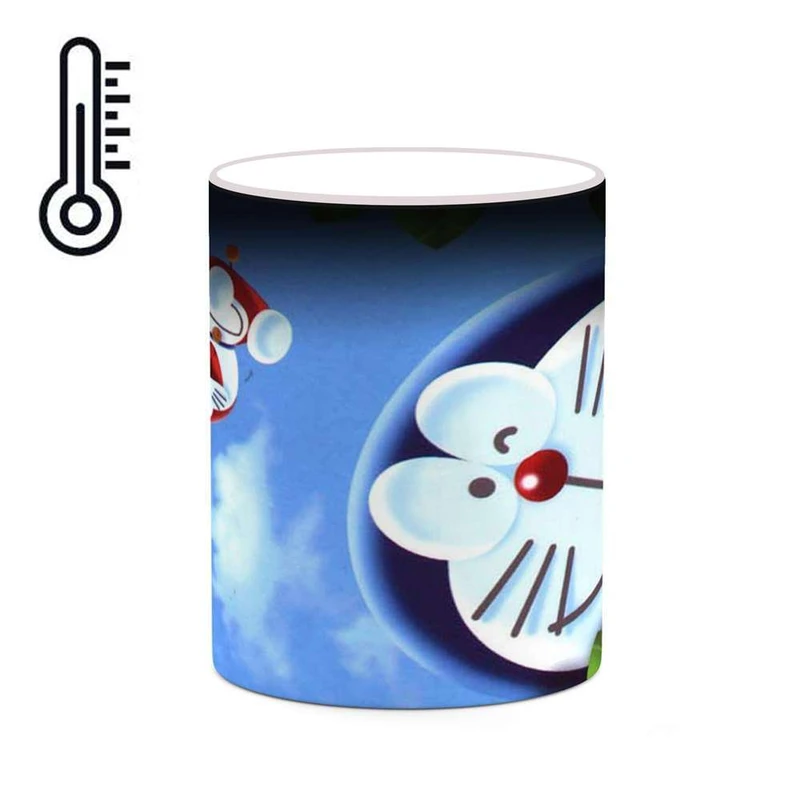 ماگ حرارتی کاکتی مدل کارتون Doraemon کد mgh22516