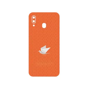 MAHOOT Minimalist origami bird Cover Sticker for Samsung Galaxy M10s