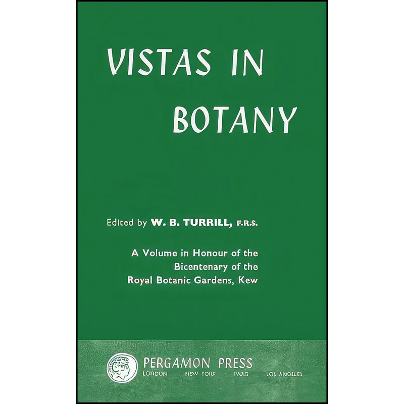 کتاب Vistas in Botany اثر W. B. Turrill انتشارات تازه ها
