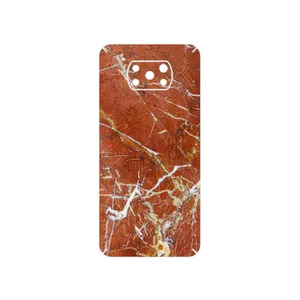 MAHOOT Red Marble Cover Sticker for Xiaomi Poco X3 Pro