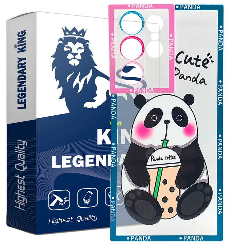 کاور لجندری کینگ مدل پاندا شکمو مناسب برای گوشی موبایل سامسونگ Galaxy S22 Ultra