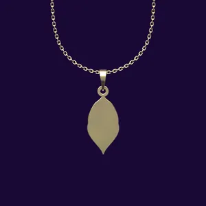 گردنبند طلا 18 عیار زنانه مدوپد مدل هندسی کد DD2-1-1083