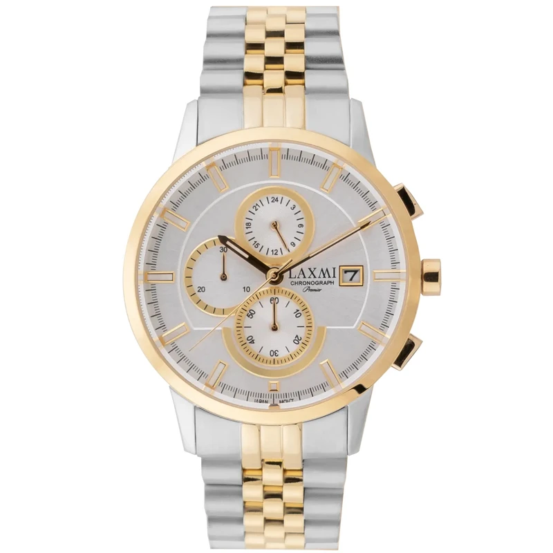 ساعت مچی عقربه‌ای مردانه کوارتز کرنوگراف لاکسمی مدل 8545G-4