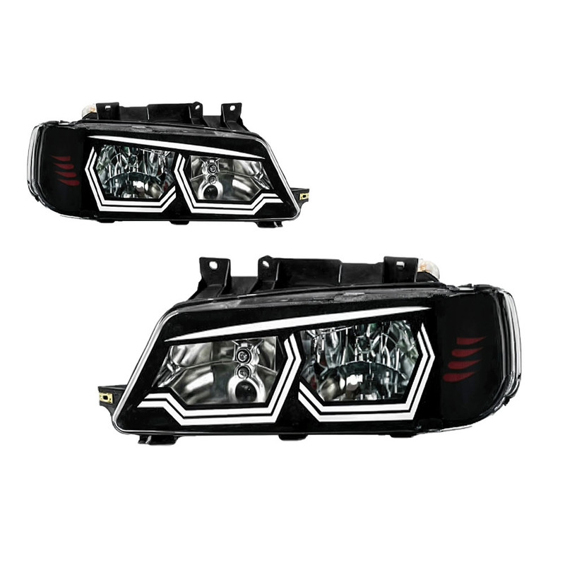 چراغ جلو خودرو مدل NK24-HEGHZA مناسب برای پژو 405 بسته 2 عددی