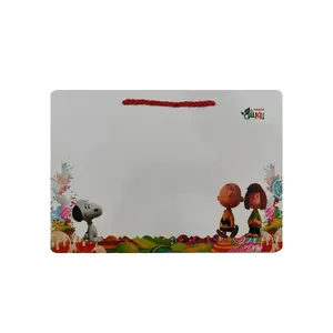 تخته وایت برد رویش مدل m.d.f طرح کودک و سگ کد 007 سایز 24x34 سانتی متر