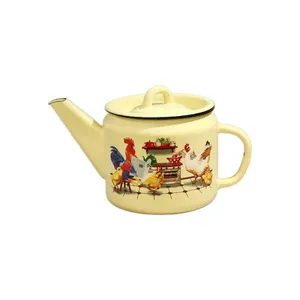 قوری لعابی مدل خروس گنجایش 1 لیتر