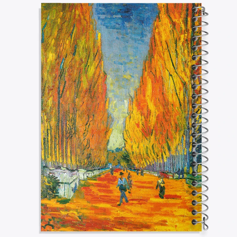 دفتر نت موسیقی 50 برگ خندالو مدل ونسان ونگوگ (Van Gogh) کد 36790