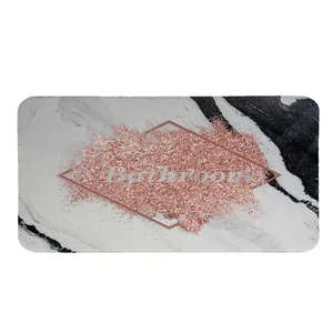  پادری طرح حمام کد 8399 سایز 110×60 سانتی متر