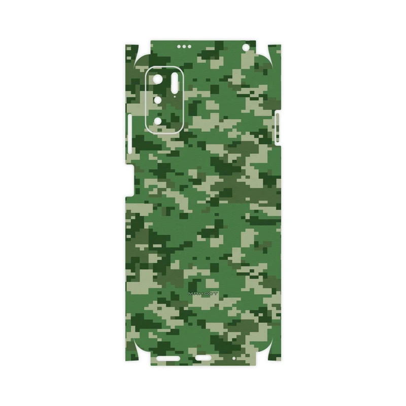 برچسب پوششی ماهوت مدل Army-Green-Pixel-FullSkin مناسب برای گوشی موبایل شیائومی Redmi Note 10 5G
