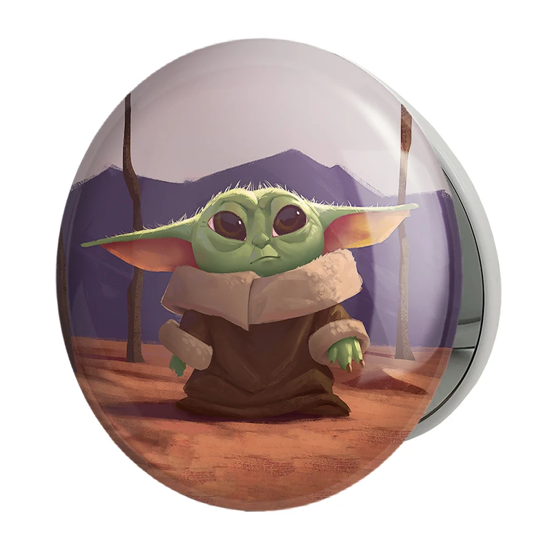 آینه جیبی خندالو طرح یودا سریال جنگ ستارگان مدل تاشو کد 26070 