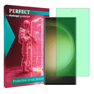 Perfect Hydrogel model anti green Screen Protector for Samsung Galaxy S23 Ultra mobile phone